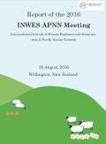 Report of the 2016 INWES APNN Meeting